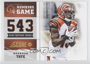 2012 Score - Numbers Game #16 - Brandon Tate