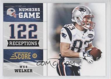 2012 Score - Numbers Game #2 - Wes Welker