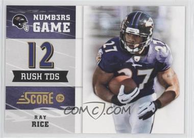 2012 Score - Numbers Game #8 - Ray Rice