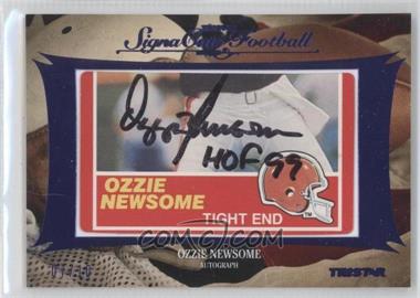 2012 TRISTAR SignaCuts - Cut Signatures - Blue #_OZNE - Ozzie Newsome /10