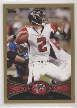 2012 Topps - [Base] - Gold #152 - Matt Ryan /2012