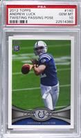 SP Image Variation - Andrew Luck (Beginning to Cock Arm Back) [PSA 10 …