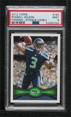2012 Topps - [Base] #165.1 - Russell Wilson (Stands in Background) [PSA 9 MINT]