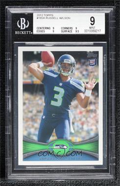 2012 Topps - [Base] #165.1 - Russell Wilson (Stands in Background) [BGS 9 MINT]