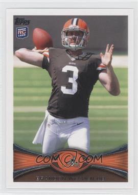 2012 Topps - [Base] #3.1 - Brandon Weeden