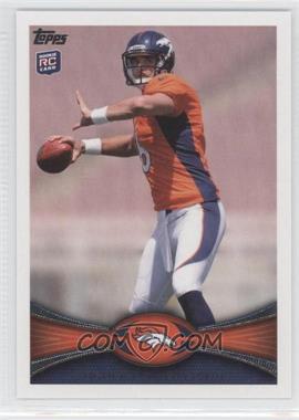 2012 Topps - [Base] #365.1 - Brock Osweiler (Stands in Background)