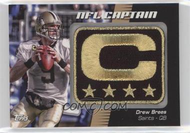 2012 Topps - NFL Captain's Patch #NCP-DB - Drew Brees