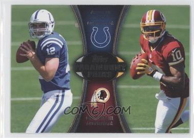 2012 Topps - Paramount Pairs #PA-LG - Andrew Luck, Robert Griffin III