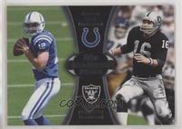 Andrew Luck, Jim Plunkett [EX to NM]