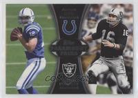 Andrew Luck, Jim Plunkett [EX to NM]