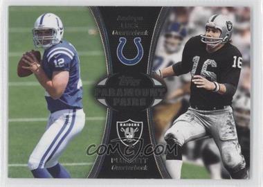 2012 Topps - Paramount Pairs #PA-LP - Andrew Luck, Jim Plunkett