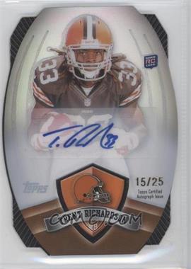 2012 Topps - Prize Game Time Giveaway Die-Cut - Autographs #44 - Trent Richardson /25