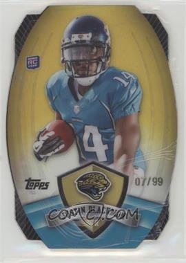 2012 Topps - Prize Game Time Giveaway Die-Cut - Gold #39 - Justin Blackmon /99