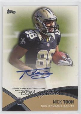 2012 Topps - Prolific Playmakers Autographs #PPA-NT - Nick Toon