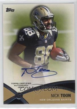 2012 Topps - Prolific Playmakers Autographs #PPA-NT - Nick Toon