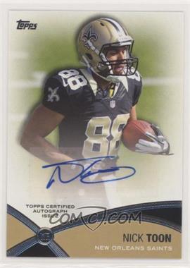 2012 Topps - Prolific Playmakers Autographs #PPA-NT - Nick Toon