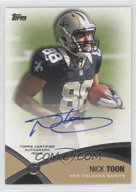 2012 Topps - Prolific Playmakers Autographs #PPA-NT - Nick Toon