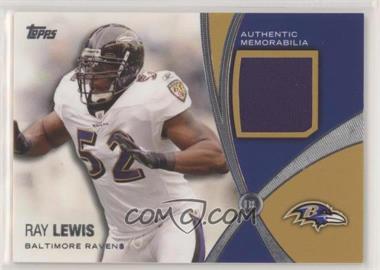 2012 Topps - Prolific Playmakers Relics #PPR-RL - Ray Lewis