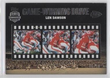 2012 Topps - QB Immortals Game-Winning Drive Filmstrips #GWD-LD2 - Len Dawson /10