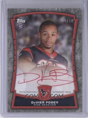 2012 Topps - Rookie Premiere Autographs - Red Ink #RPA-DP - DeVier Posey /10