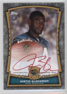 2012 Topps - Rookie Premiere Autographs - Red Ink #RPA-JB - Justin Blackmon /10