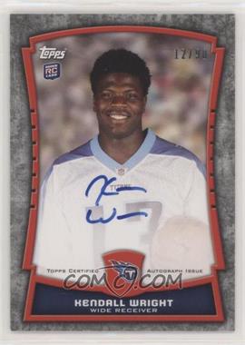 2012 Topps - Rookie Premiere Autographs #RPA-KW - Kendall Wright /90