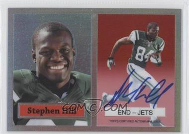 2012 Topps Chrome - 1957 Design - Refractor Autograph #29 - Stephen Hill