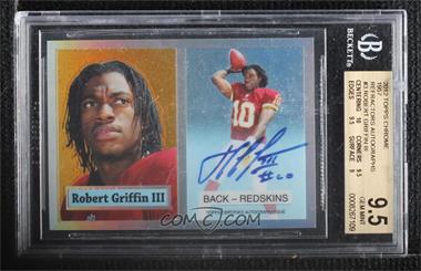 2012 Topps Chrome - 1957 Design - Refractor Autograph #3 - Robert Griffin III [BGS 9.5 GEM MINT]