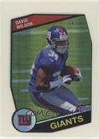 David Wilson #/50