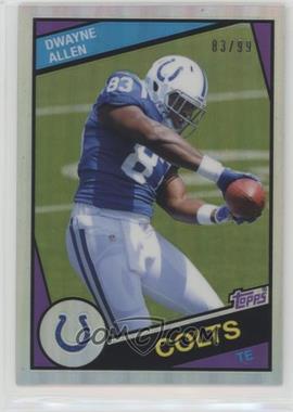 2012 Topps Chrome - 1984 Design - Refractor #8 - Dwayne Allen /99