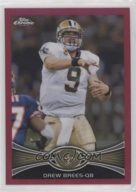 2012 Topps Chrome - [Base] - BCA-Bordered Refractor #100 - Drew Brees /399