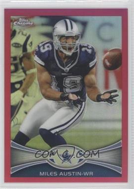 2012 Topps Chrome - [Base] - BCA-Bordered Refractor #14 - Miles Austin /399