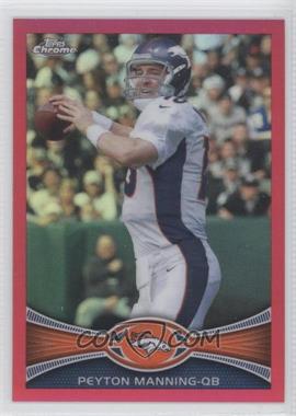 2012 Topps Chrome - [Base] - BCA-Bordered Refractor #161 - Peyton Manning /399