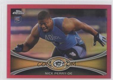 2012 Topps Chrome - [Base] - BCA-Bordered Refractor #185 - Nick Perry /399