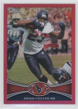 2012 Topps Chrome - [Base] - BCA-Bordered Refractor #206 - Arian Foster /399