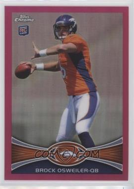 2012 Topps Chrome - [Base] - BCA-Bordered Refractor #210 - Brock Osweiler /399