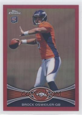 2012 Topps Chrome - [Base] - BCA-Bordered Refractor #210 - Brock Osweiler /399