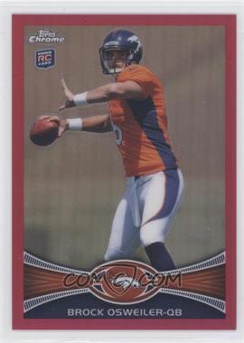 2012 Topps Chrome - [Base] - BCA-Bordered Refractor #210 - Brock Osweiler /399