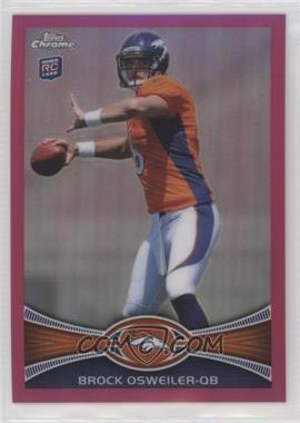 2012 Topps Chrome - [Base] - BCA-Bordered Refractor #210 - Brock Osweiler /399