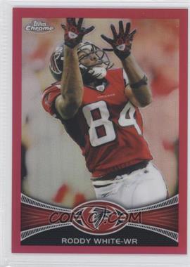 2012 Topps Chrome - [Base] - BCA-Bordered Refractor #25 - Roddy White /399