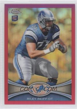 2012 Topps Chrome - [Base] - BCA-Bordered Refractor #4 - Riley Reiff /399