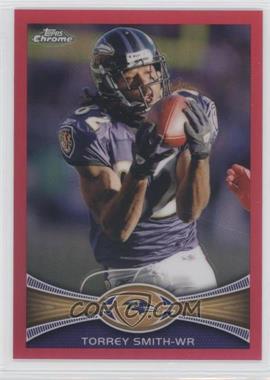 2012 Topps Chrome - [Base] - BCA-Bordered Refractor #52 - Torrey Smith /399