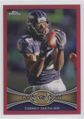 2012 Topps Chrome - [Base] - BCA-Bordered Refractor #52 - Torrey Smith /399