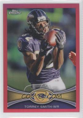 2012 Topps Chrome - [Base] - BCA-Bordered Refractor #52 - Torrey Smith /399