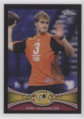 2012 Topps Chrome - [Base] - Black Refractor #146 - Kirk Cousins /299