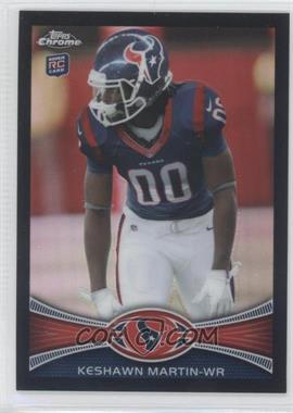 2012 Topps Chrome - [Base] - Black Refractor #16 - Keshawn Martin /299