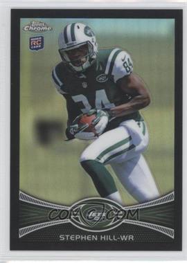 2012 Topps Chrome - [Base] - Black Refractor #175 - Stephen Hill /299