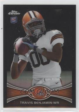 2012 Topps Chrome - [Base] - Black Refractor #43 - Travis Benjamin /299