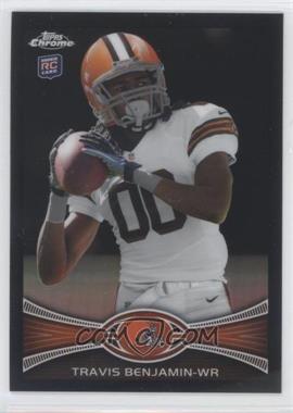 2012 Topps Chrome - [Base] - Black Refractor #43 - Travis Benjamin /299