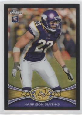 2012 Topps Chrome - [Base] - Black Refractor #77 - Harrison Smith /299